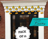 Set of  12Pcs Flower Decoration, Wall Backdrop, Traditional Wall Art, Decorative Hanging, Wedding Wall Decor, Housewarming Decor, Home Decor